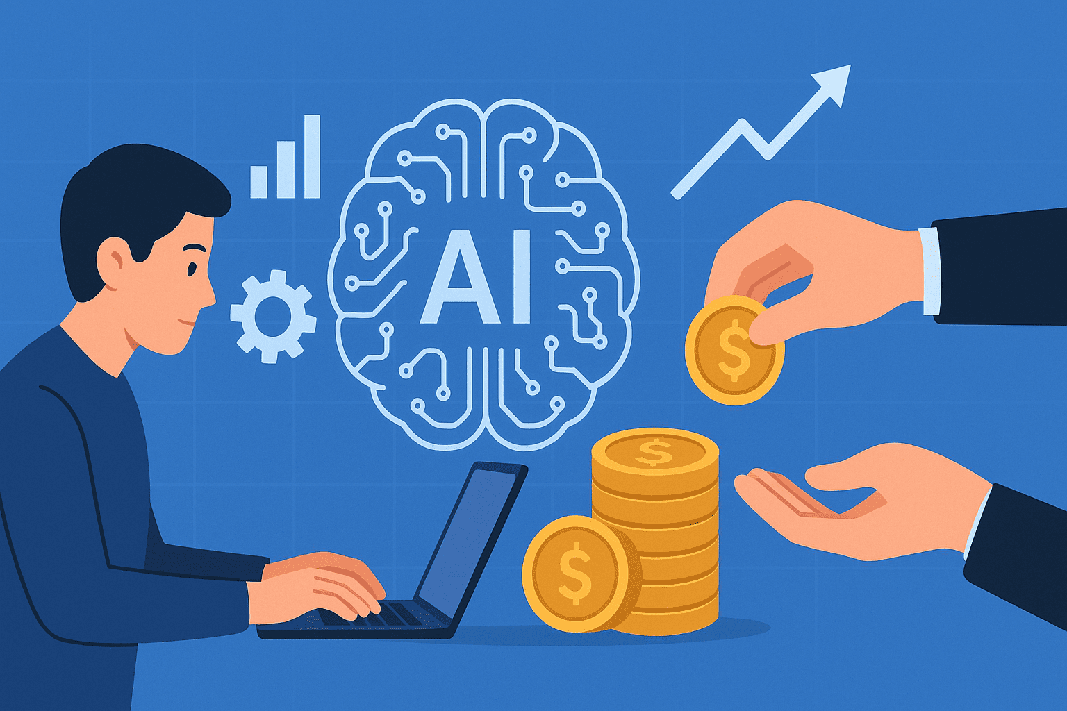 کسب درآمد با هوش مصنوعی: راهنمای جامع ایده‌های درآمدزایی فعال و غیرفعال در عصر AI